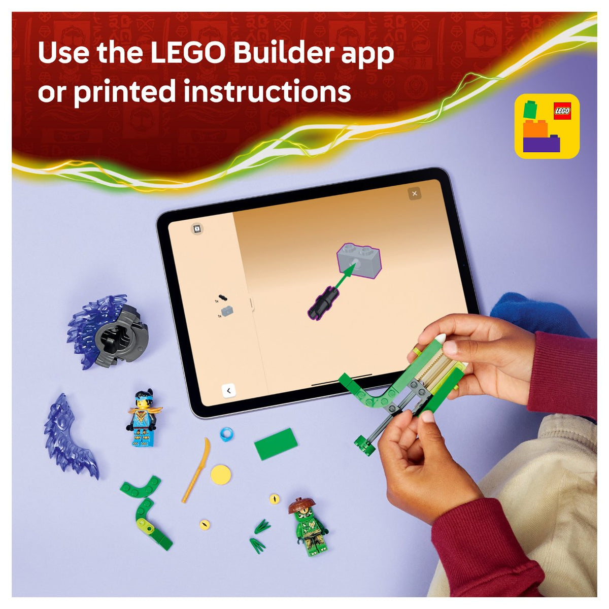 LEGO Ninjago 71849 Nya vs. Mutationsmonster-Spinner