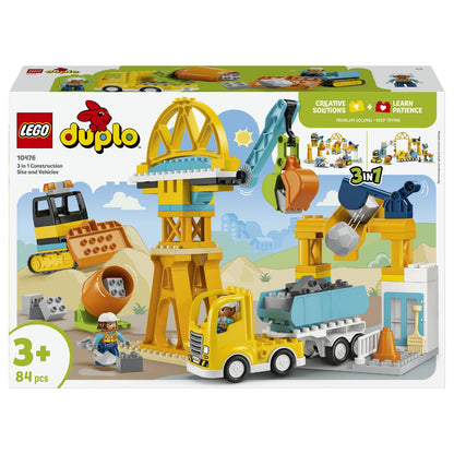 LEGO DUPLO 10476 Baustelle mit Baufahrzeugen 3-in-1-Set