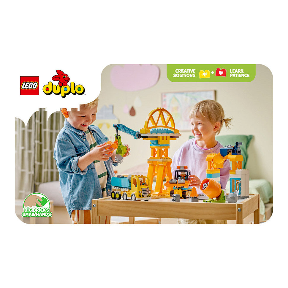 LEGO DUPLO 10476 Baustelle mit Baufahrzeugen 3-in-1-Set