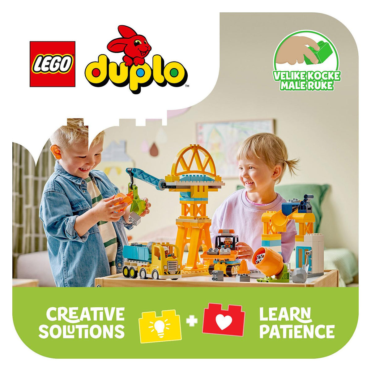 LEGO DUPLO 10476 Baustelle mit Baufahrzeugen 3-in-1-Set