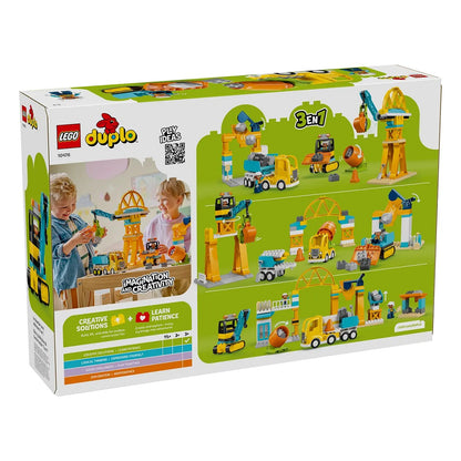 LEGO DUPLO 10476 Baustelle mit Baufahrzeugen 3-in-1-Set
