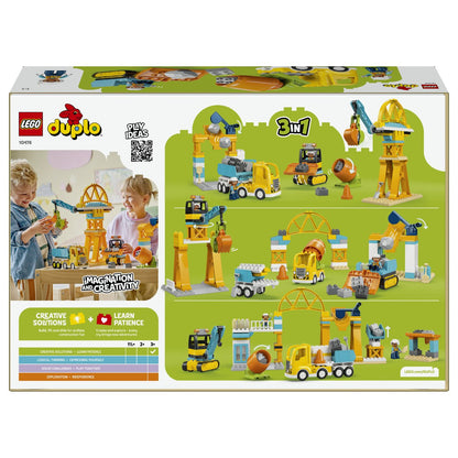 LEGO DUPLO 10476 Baustelle mit Baufahrzeugen 3-in-1-Set