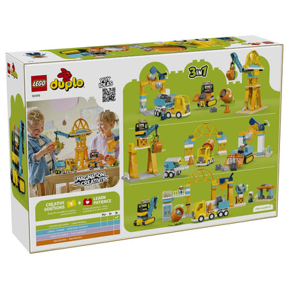LEGO DUPLO 10476 Baustelle mit Baufahrzeugen 3-in-1-Set