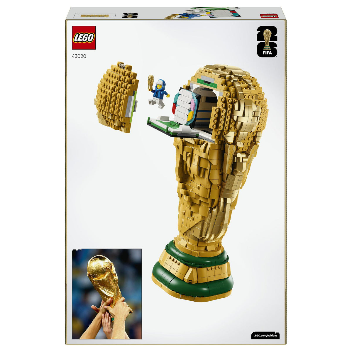 LEGO 43020 Editions Sports Offizieller Pokal der FIFA Fuball-Weltmeisterschaft