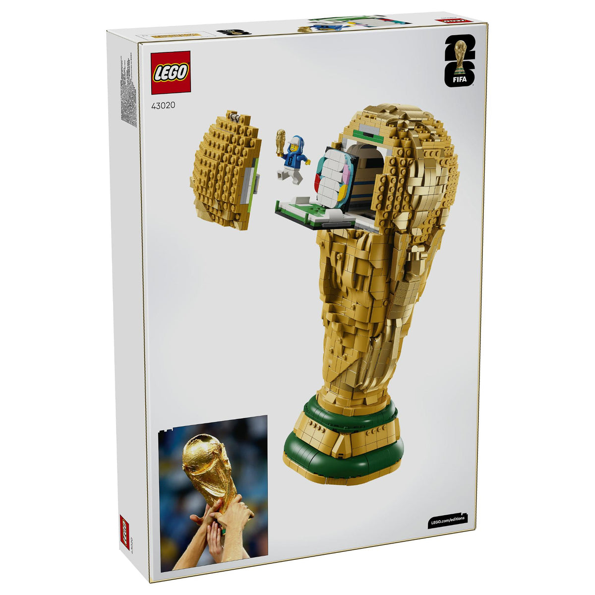 LEGO 43020 Editions Sports Offizieller Pokal der FIFA Fuball-Weltmeisterschaft