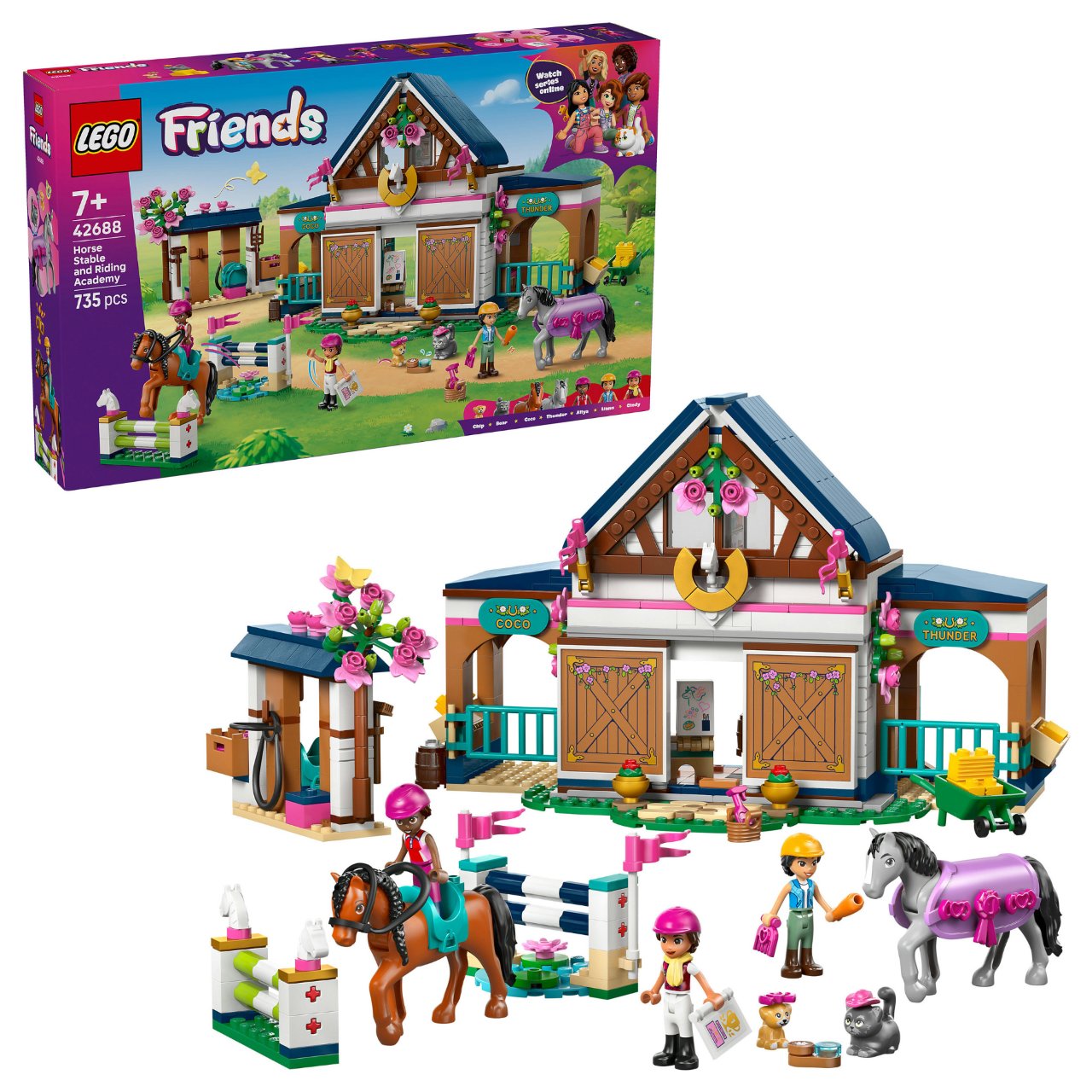 LEGO 42688 Friends Pferdestall und Reitschule