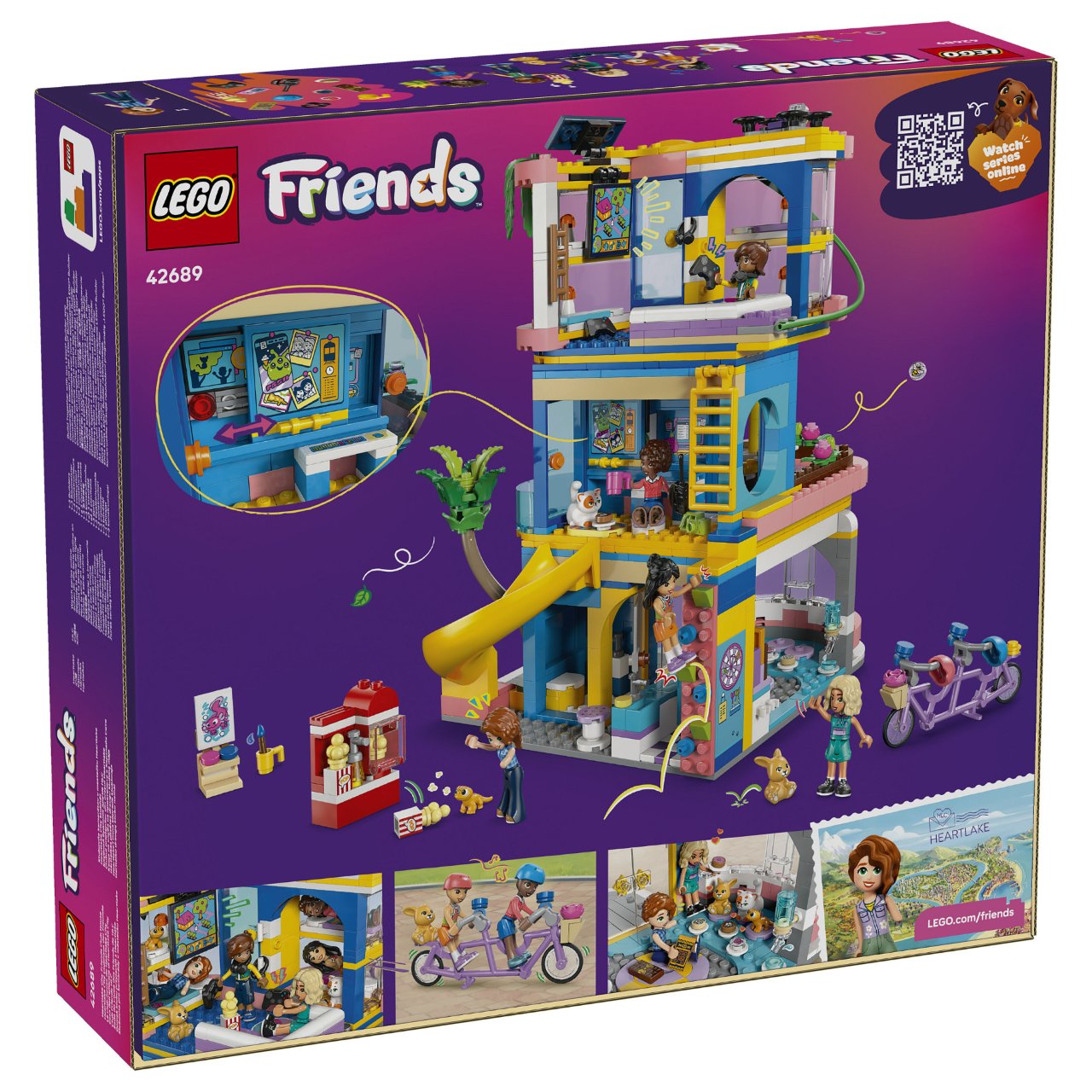 LEGO 42689 Friends Heartlake City Freundschafts-Clubhaus