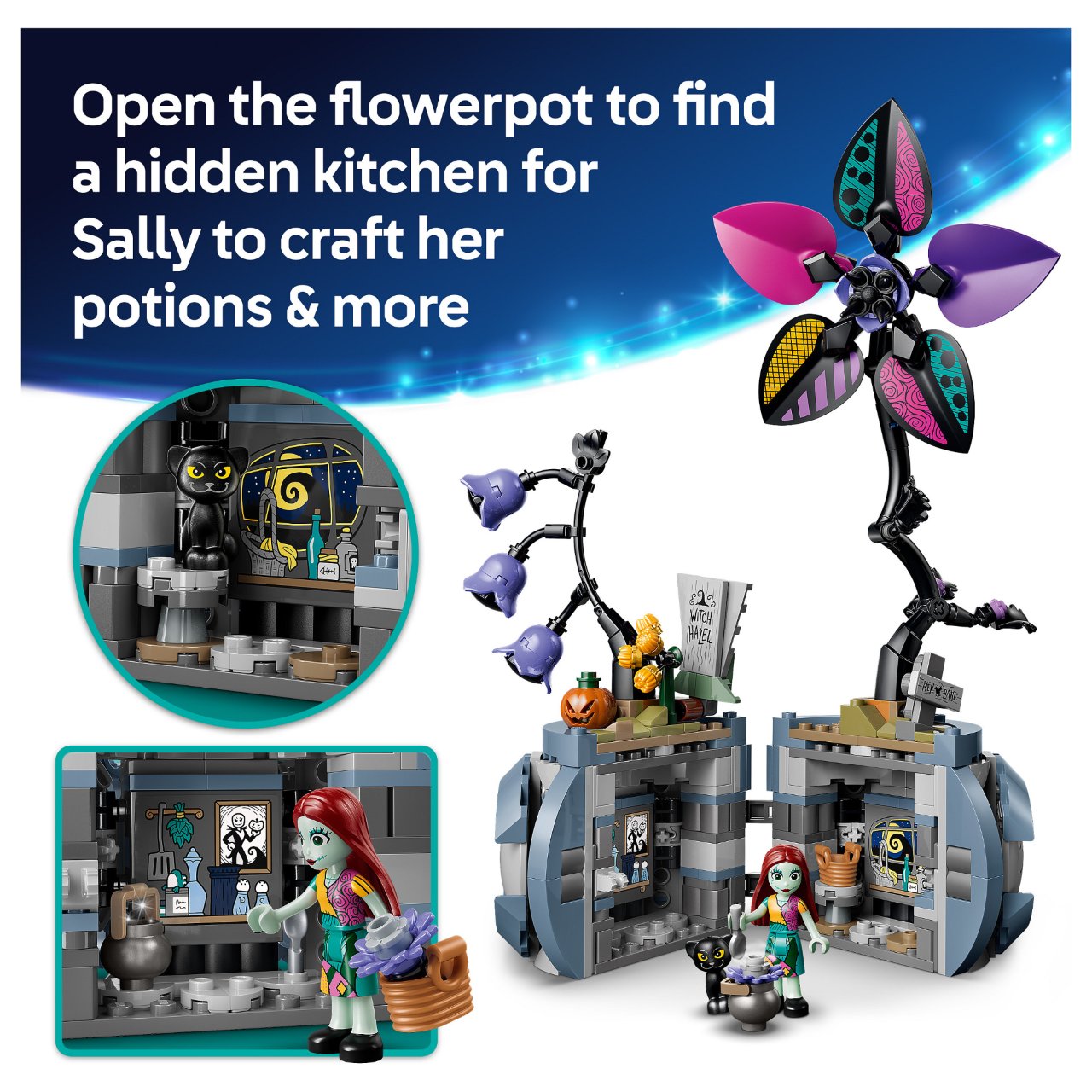 LEGO 43288 Disney Sallys Blumentopf