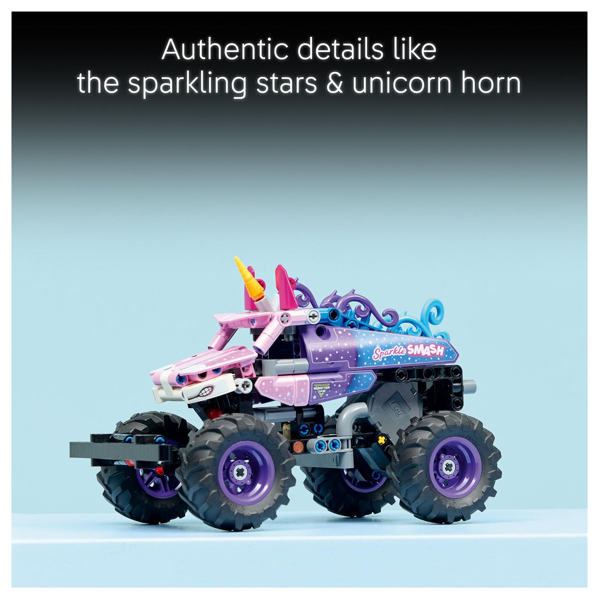 LEGO 42220 Technic Monster Jam Sparkle Smash mit Rckziehmotor