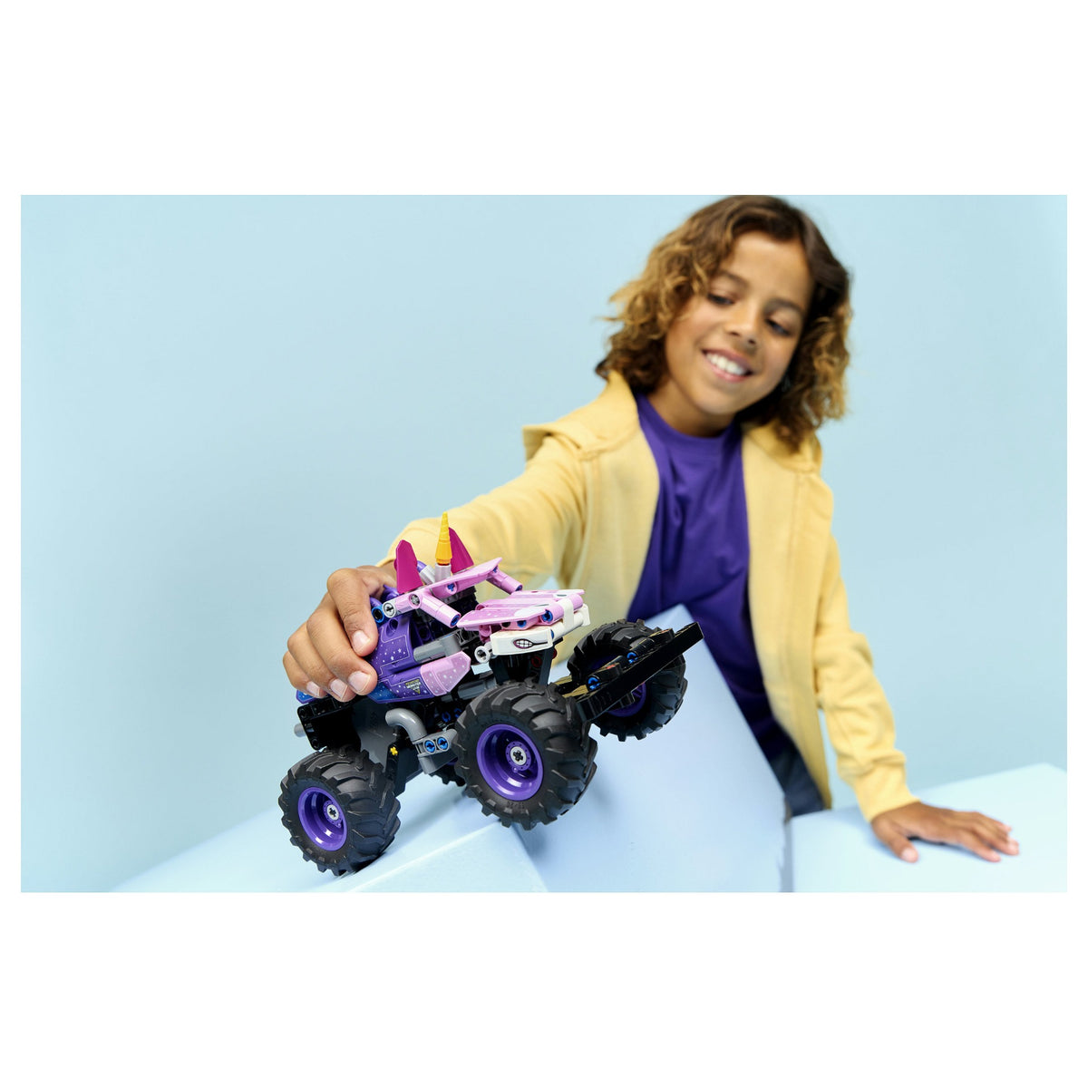 LEGO 42220 Technic Monster Jam Sparkle Smash mit Rckziehmotor