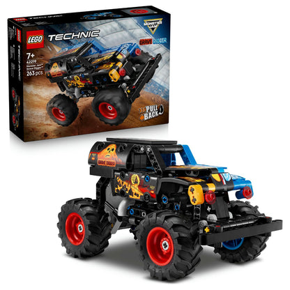 LEGO 42219 Technic Monster Jam Grave Digger Feuer und Eis