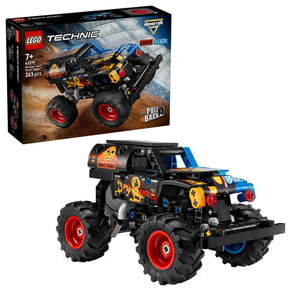LEGO 42219 Technic Monster Jam Grave Digger Feuer und Eis