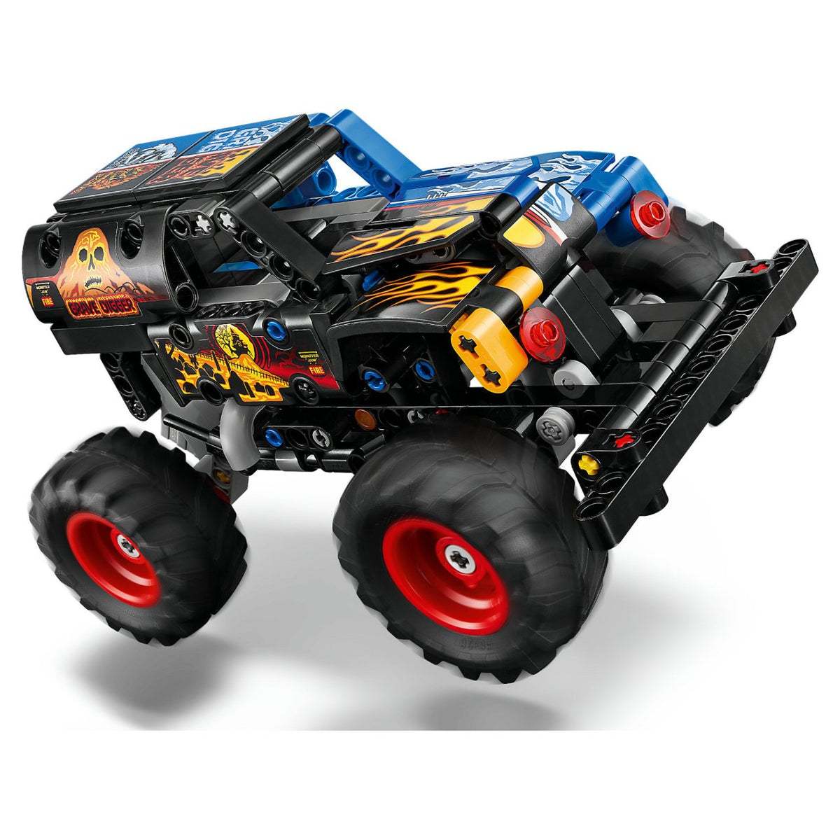 LEGO 42219 Technic Monster Jam Grave Digger Feuer und Eis
