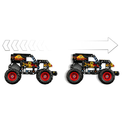 LEGO 42219 Technic Monster Jam Grave Digger Feuer und Eis