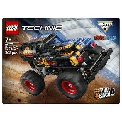 LEGO 42219 Technic Monster Jam Grave Digger Feuer und Eis