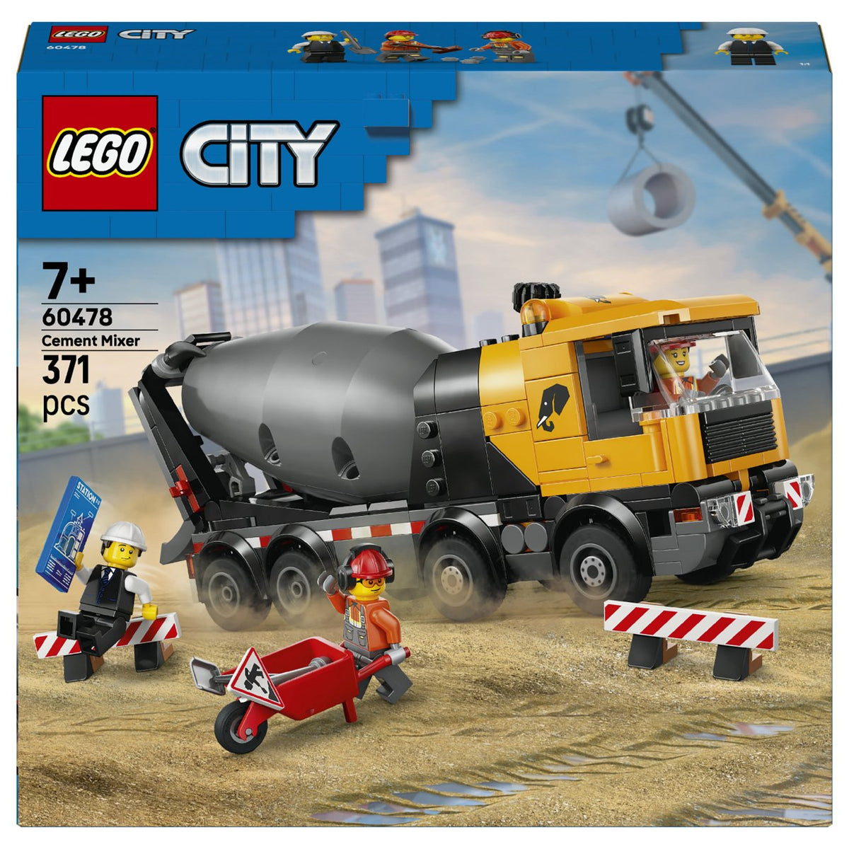 LEGO 60478 City Betonmischer