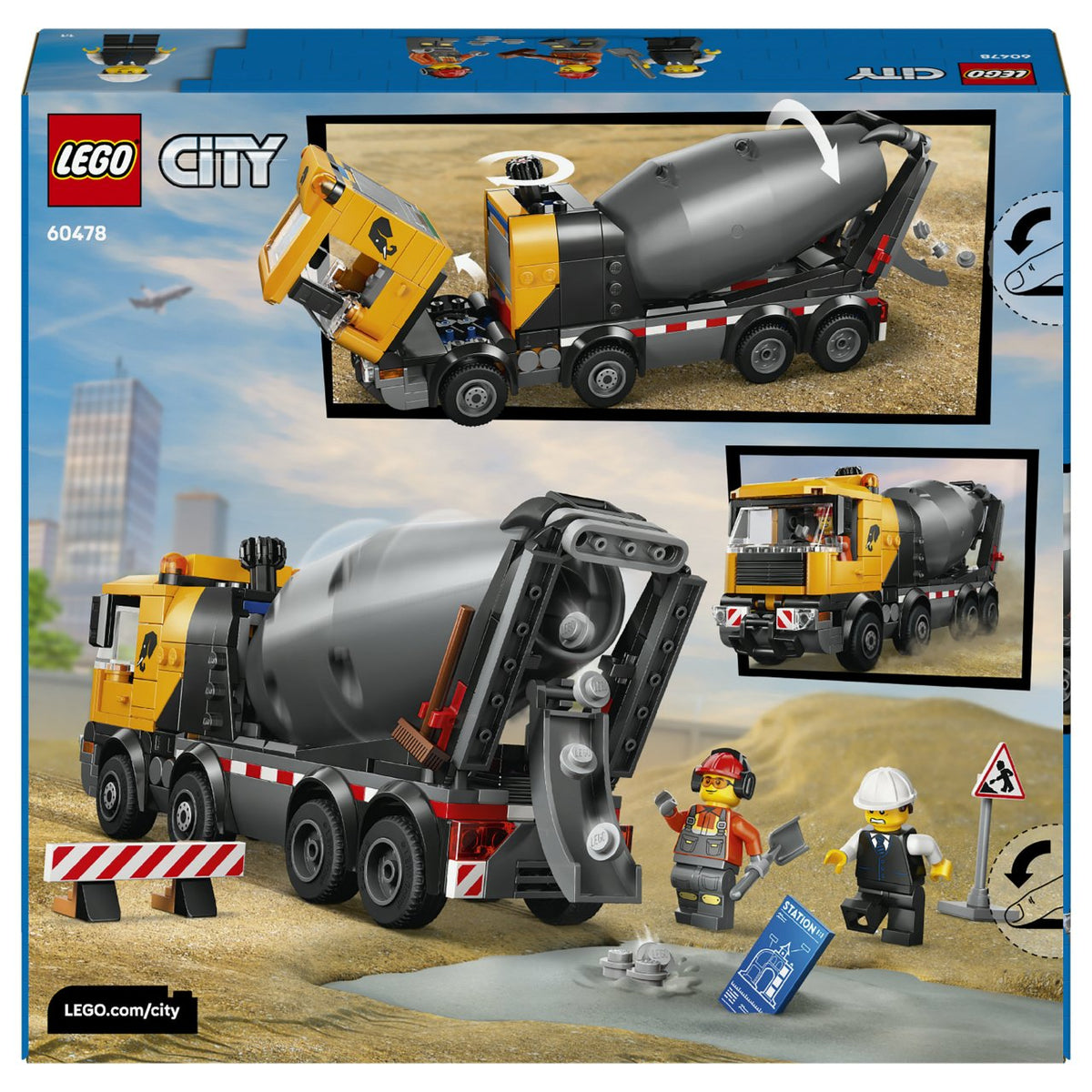 LEGO 60478 City Betonmischer