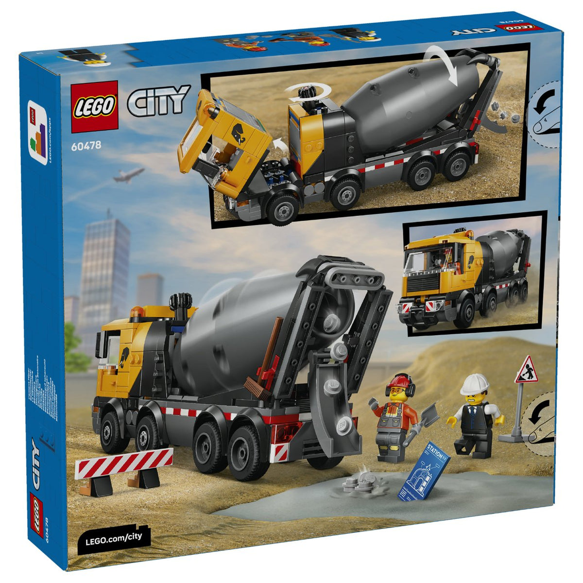 LEGO 60478 City Betonmischer