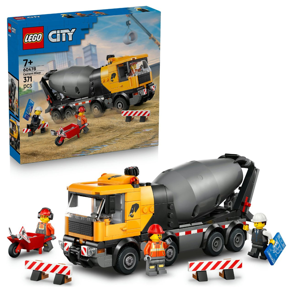 LEGO 60478 City Betonmischer