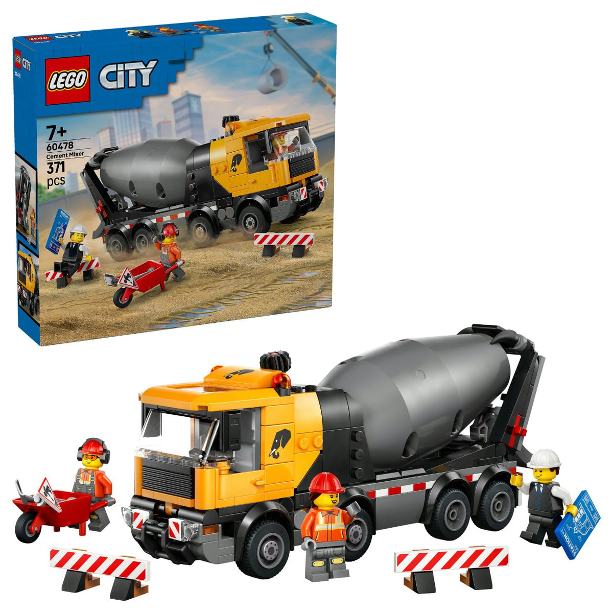 LEGO 60478 City Betonmischer
