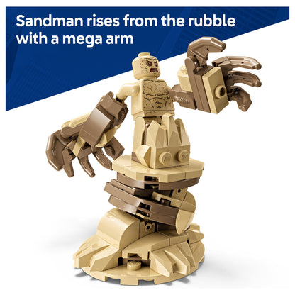 LEGO 76334 Marvel Super Heroes Groer Showdown: Spider-Man vs. Sandman