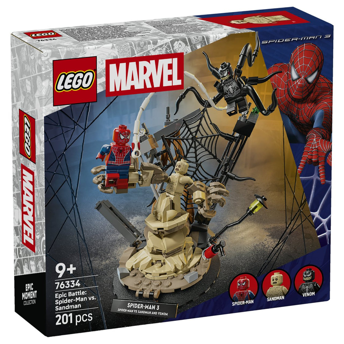 LEGO 76334 Marvel Super Heroes Groer Showdown: Spider-Man vs. Sandman