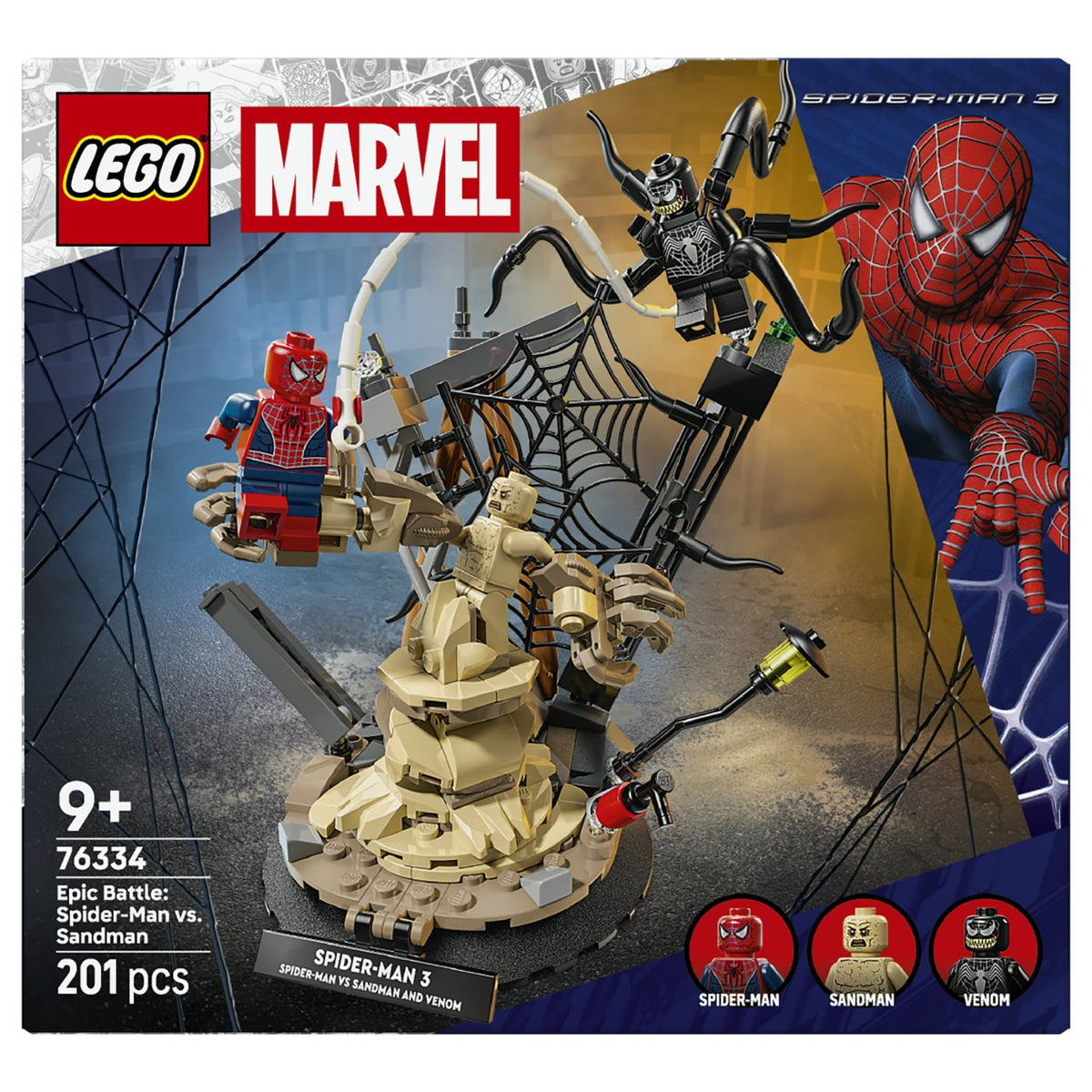 LEGO 76334 Marvel Super Heroes Groer Showdown: Spider-Man vs. Sandman