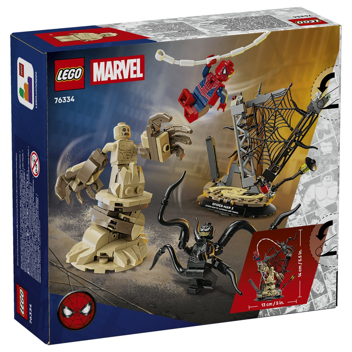 LEGO 76334 Marvel Super Heroes Groer Showdown: Spider-Man vs. Sandman