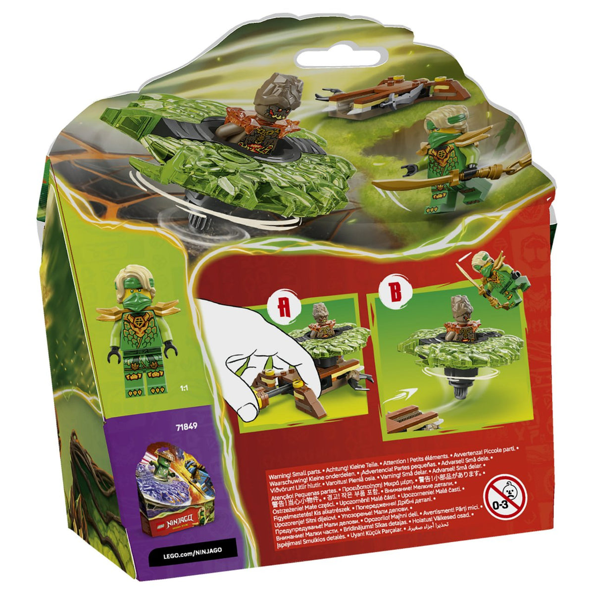 LEGO 71850 Ninjago Lloyd vs. Elementarmonster-Spinner