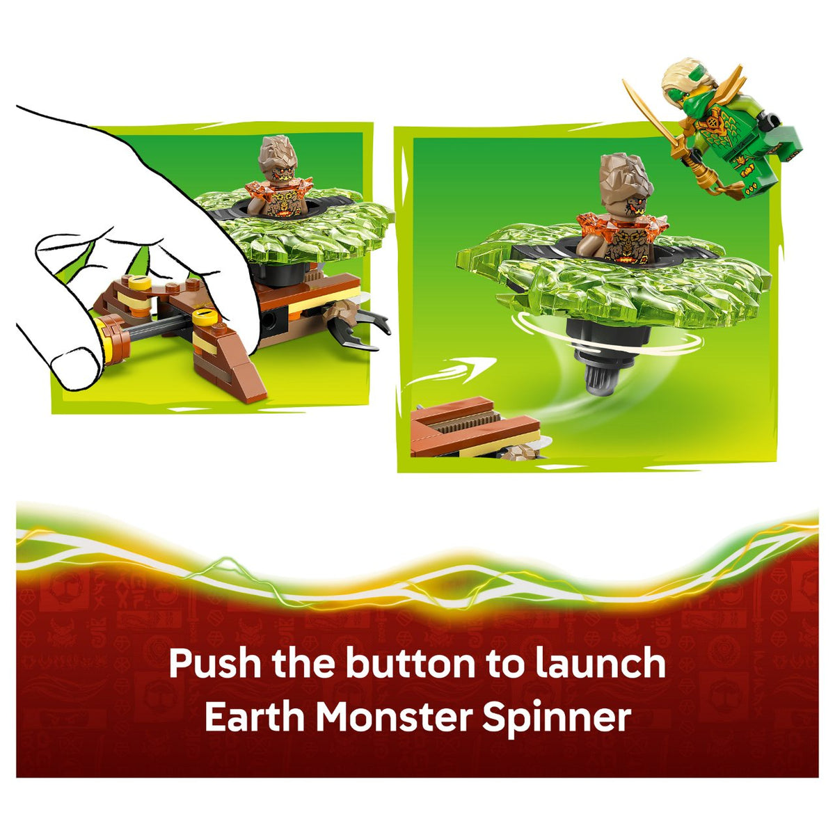 LEGO 71850 Ninjago Lloyd vs. Elementarmonster-Spinner