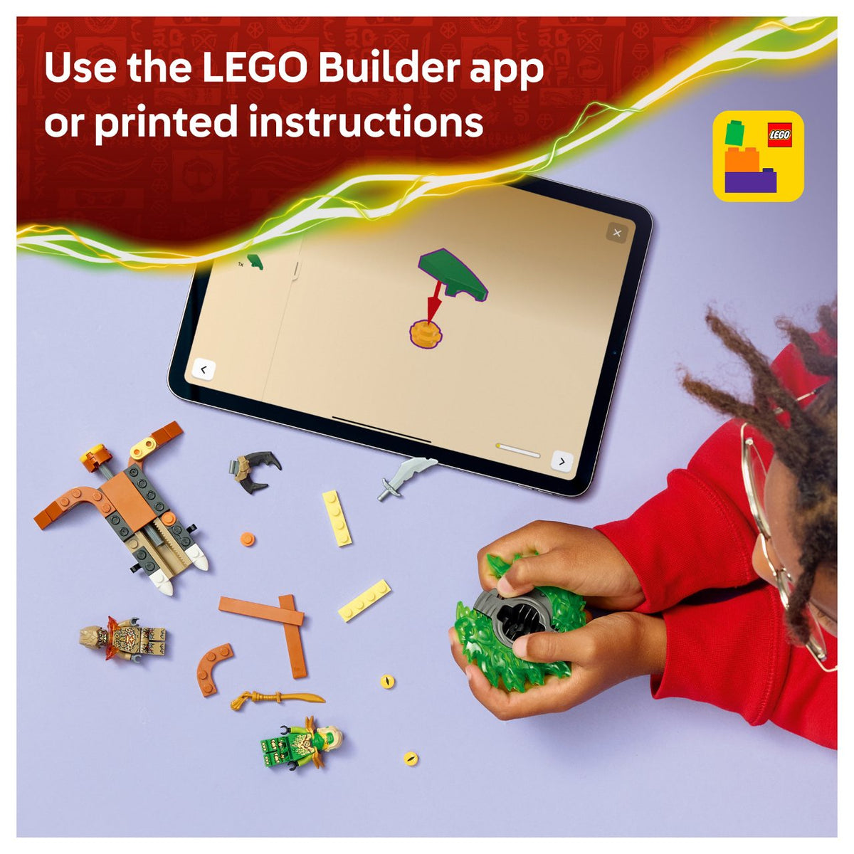 LEGO 71850 Ninjago Lloyd vs. Elementarmonster-Spinner
