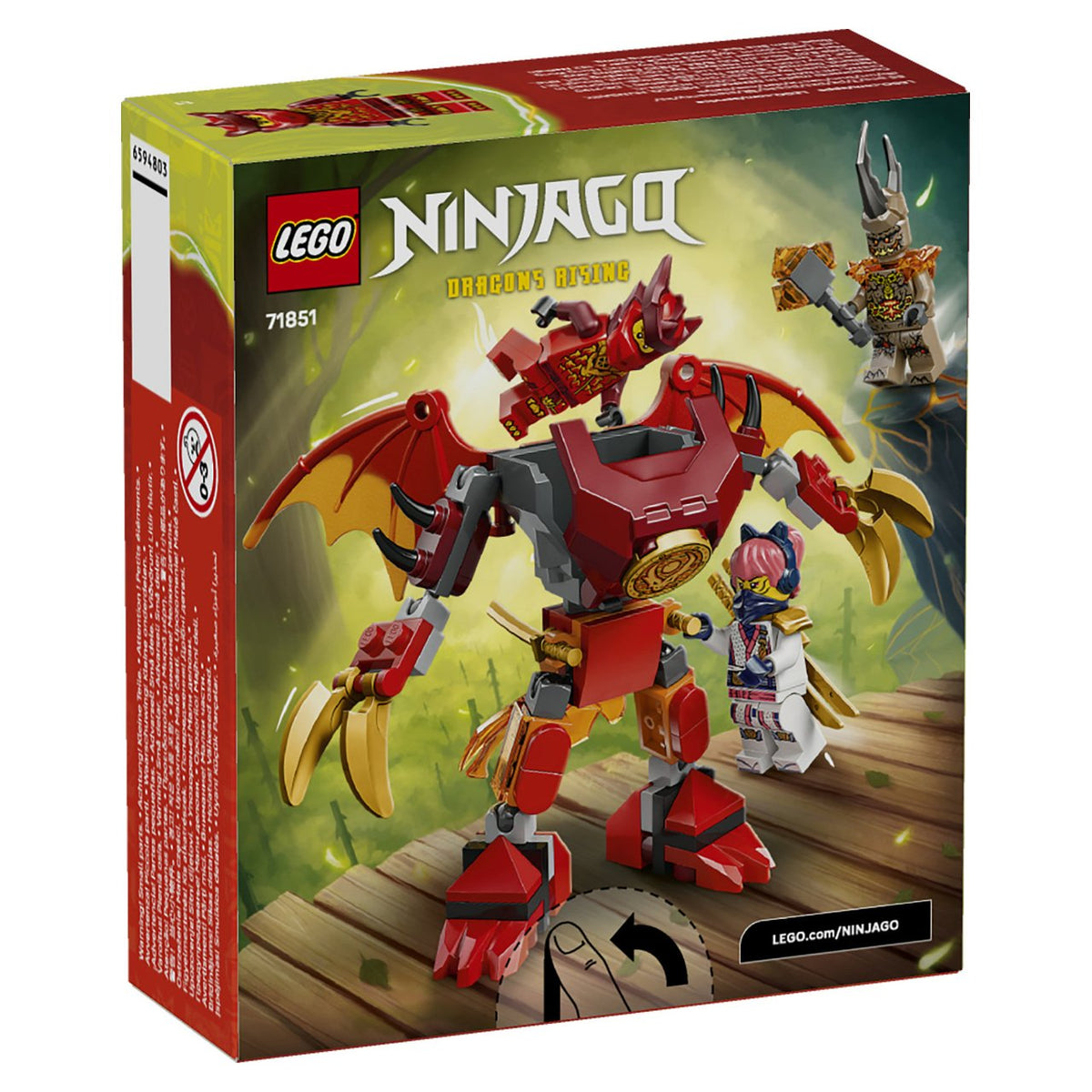 LEGO 71851 Ninjago Kais Drachen-Mech Battle Set