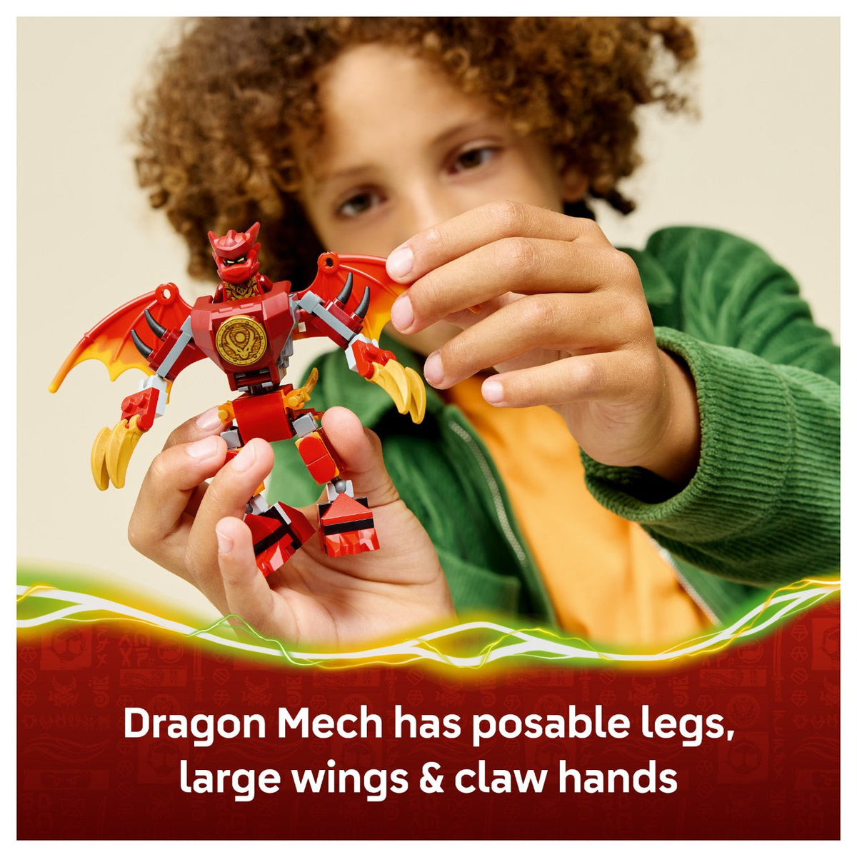 LEGO 71851 Ninjago Kais Drachen-Mech Battle Set