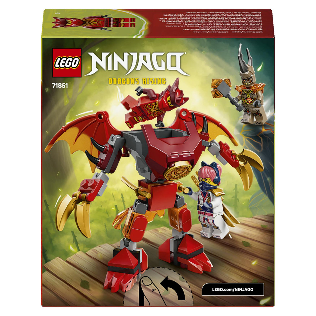 LEGO 71851 Ninjago Kais Drachen-Mech Battle Set