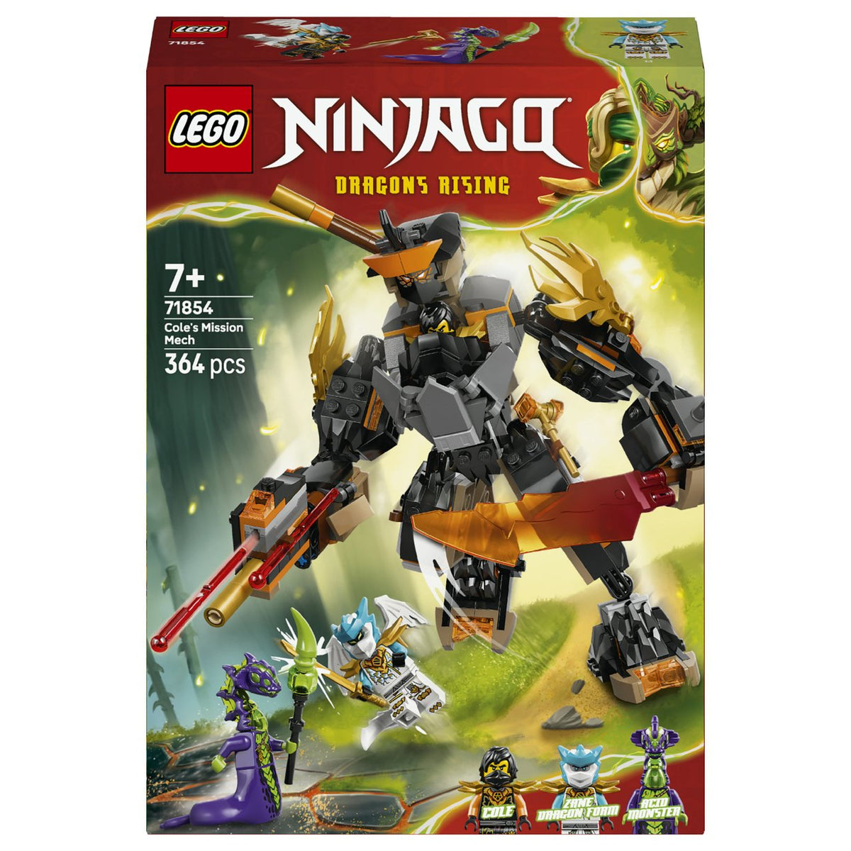 LEGO 71854 Ninjago Coles Action-Mech und Drachen-Zane