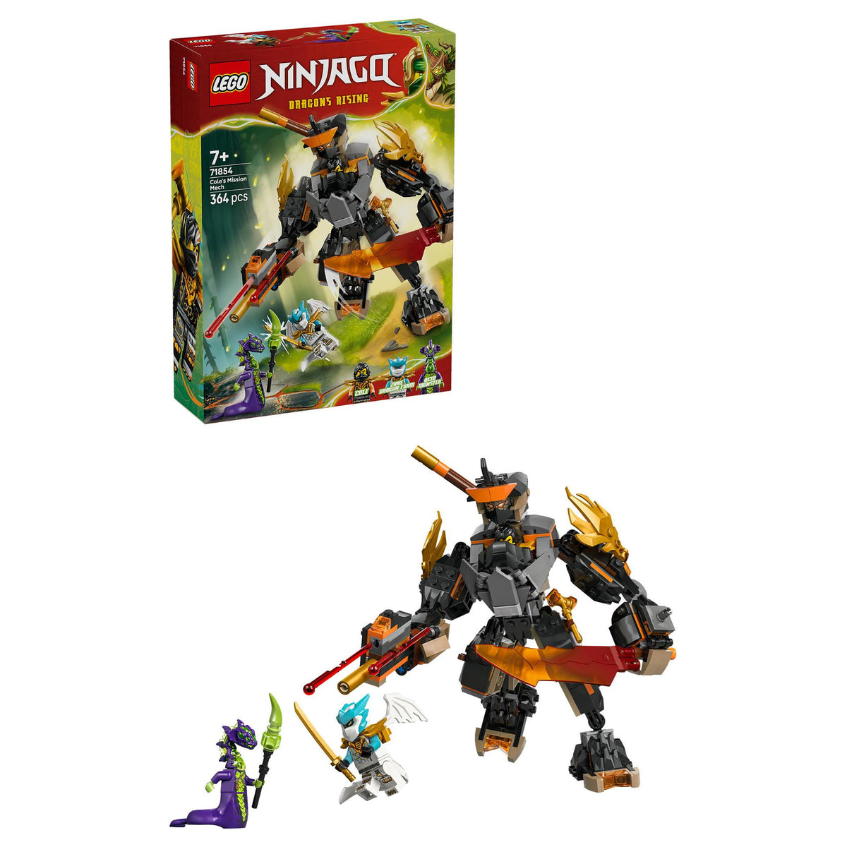 LEGO 71854 Ninjago Coles Action-Mech und Drachen-Zane