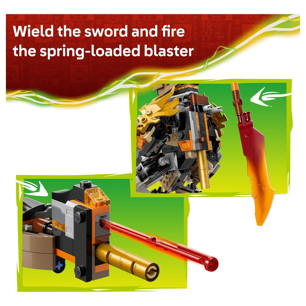 LEGO 71854 Ninjago Coles Action-Mech und Drachen-Zane