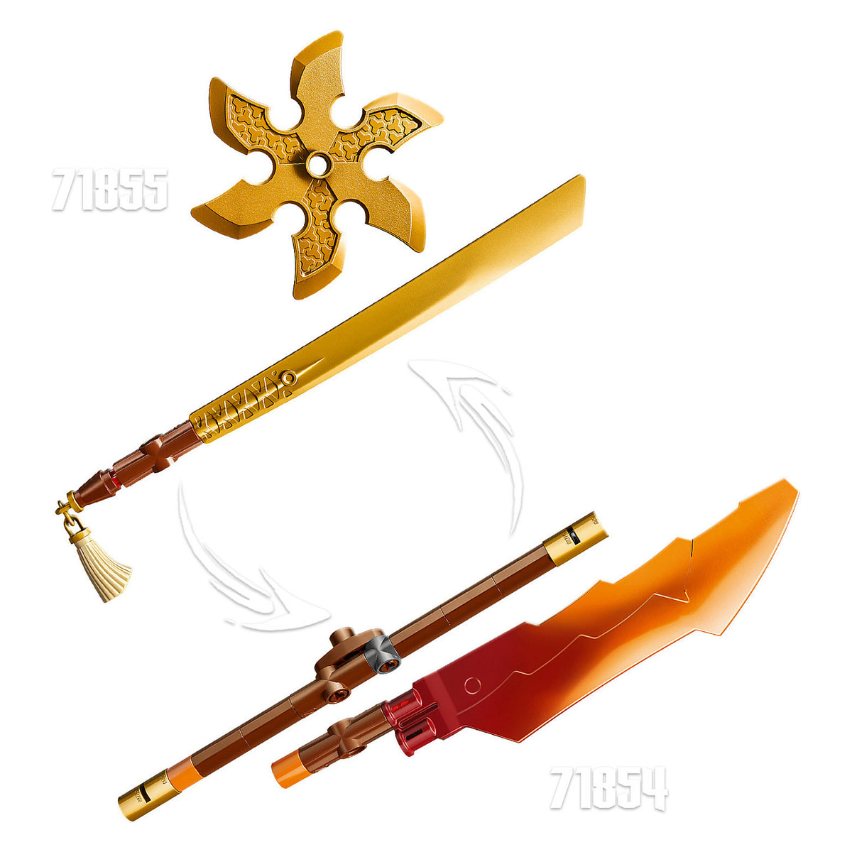 LEGO 71854 Ninjago Coles Action-Mech und Drachen-Zane