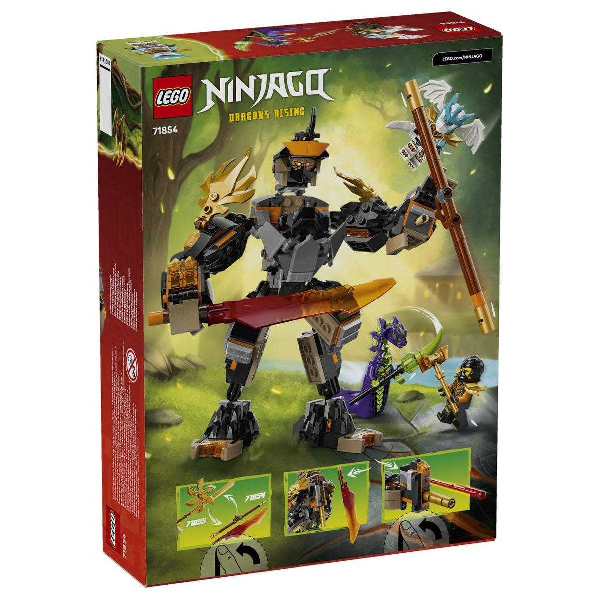 LEGO 71854 Ninjago Coles Action-Mech und Drachen-Zane