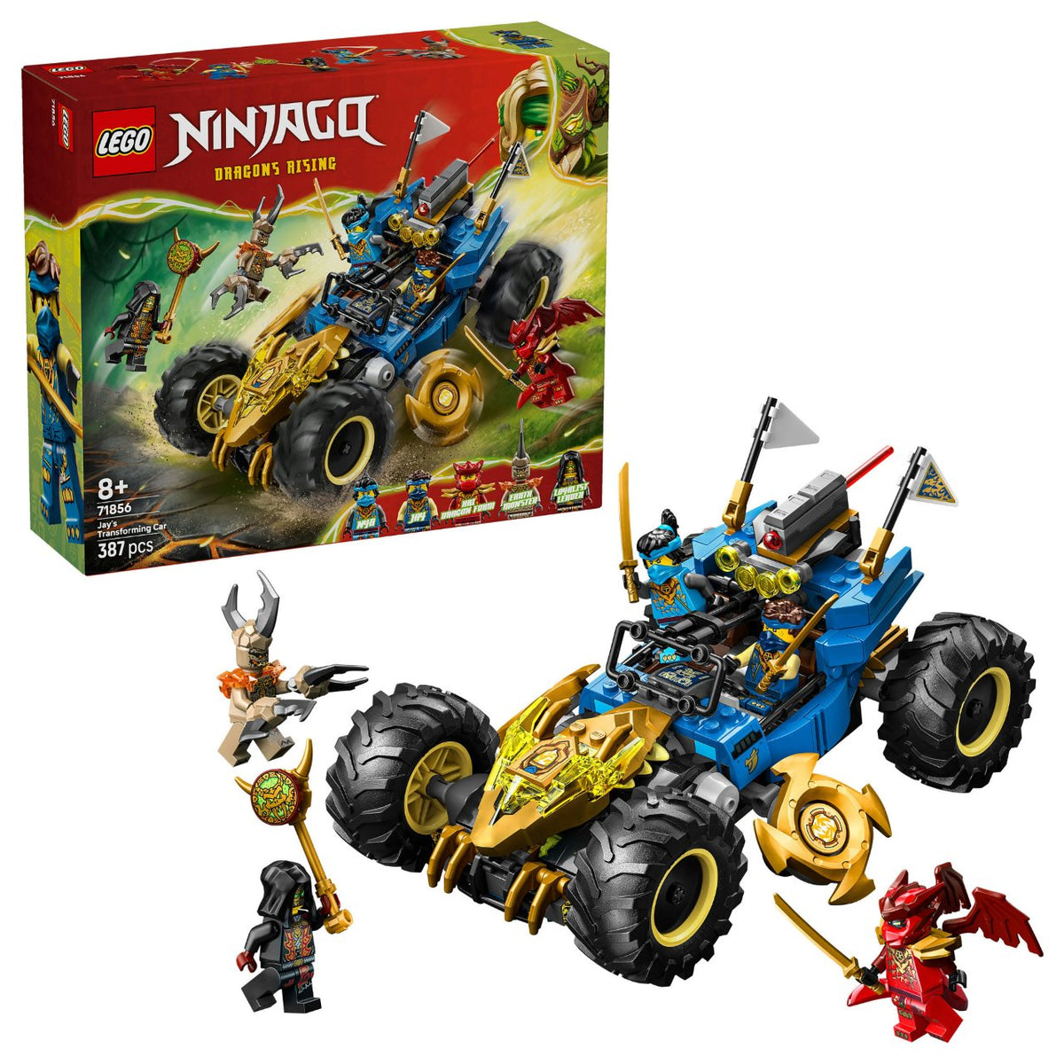LEGO 71856 Ninjago Jays Transformationsflitzer