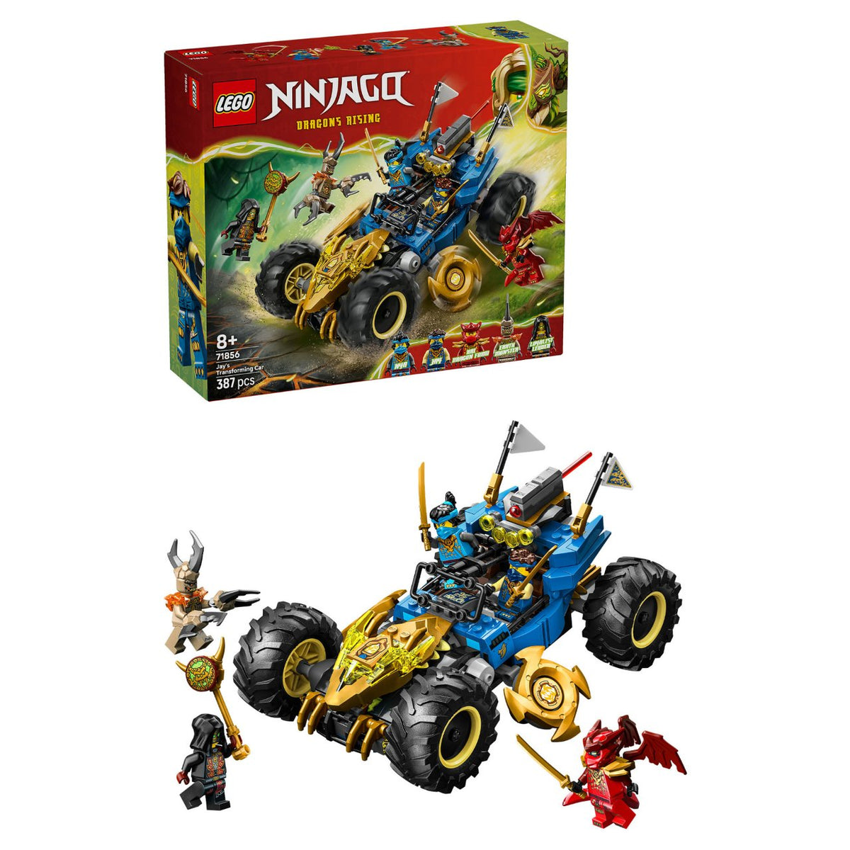 LEGO 71856 Ninjago Jays Transformationsflitzer