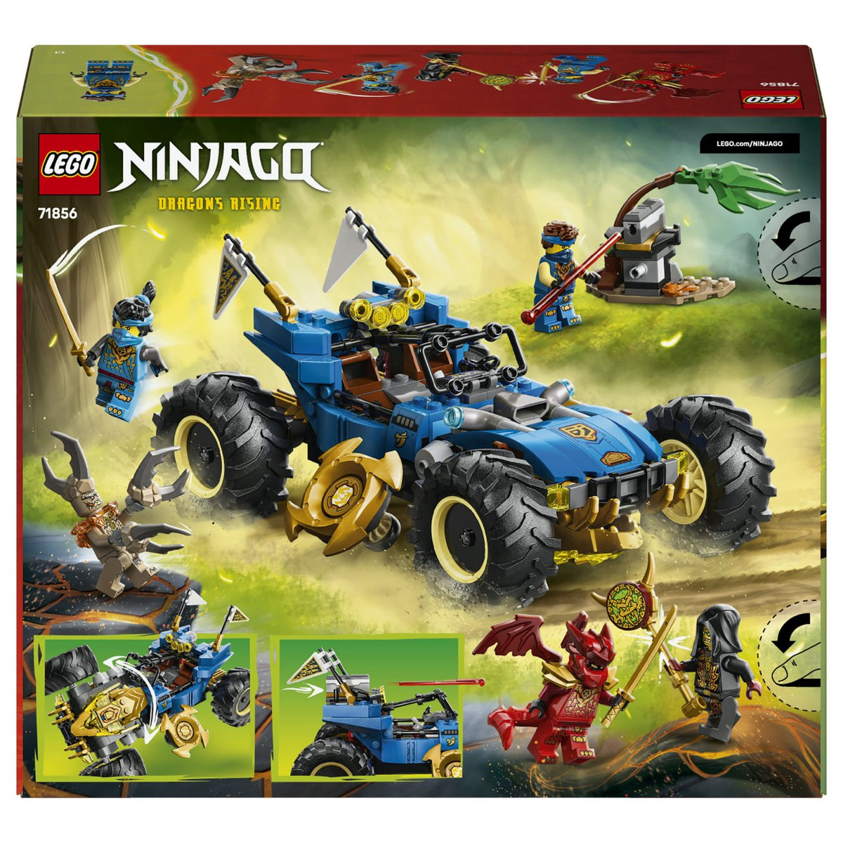 LEGO 71856 Ninjago Jays Transformationsflitzer