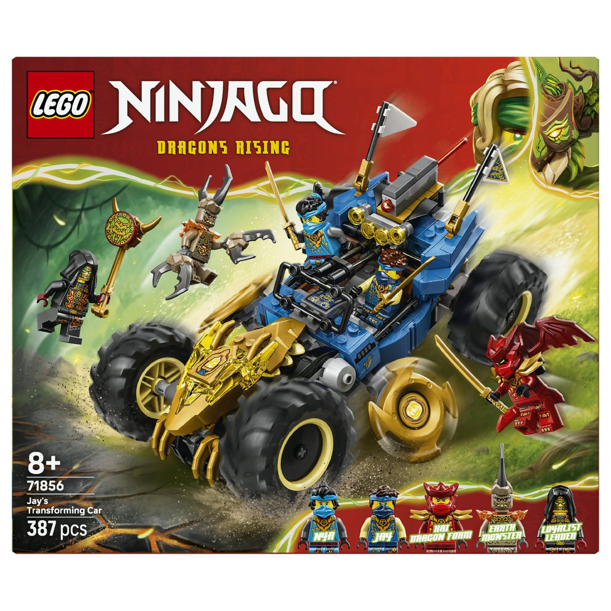 LEGO 71856 Ninjago Jays Transformationsflitzer