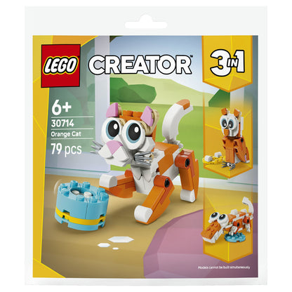 LEGO 30714 Creator 3-in-1 Orange Katze (Polybag)
