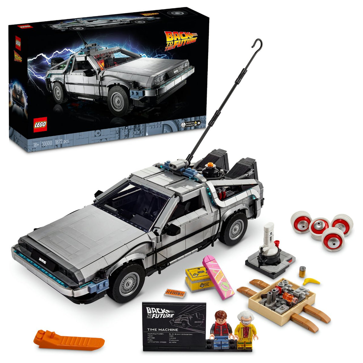 LEGO Creator Expert DeLorean DMC-12 DMC12 Die Zeitmaschine aus Zurück in die Zukunft (10300 )
