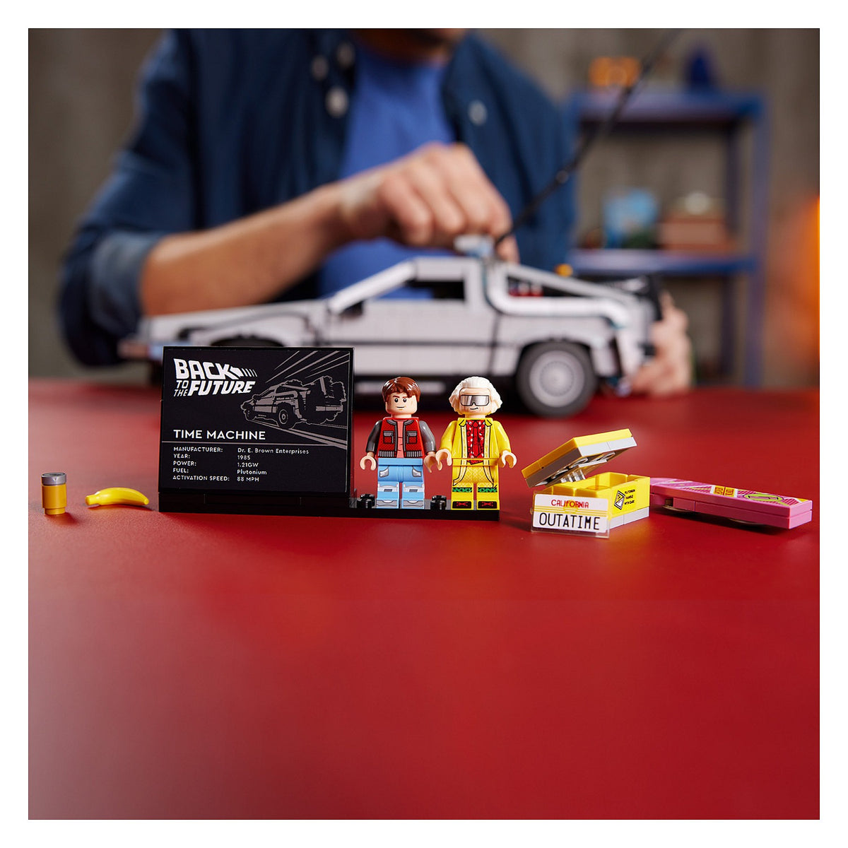 LEGO Creator Expert DeLorean DMC-12 DMC12 Die Zeitmaschine aus Zurück in die Zukunft (10300 )