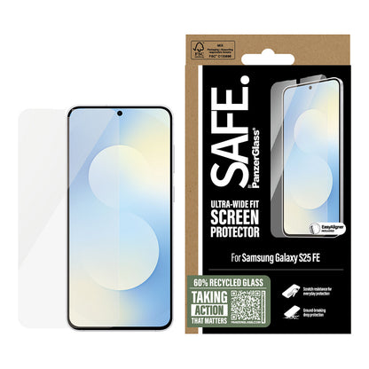 PanzerGlass SAFE. Screen Protector Samsung Galaxy S25 FE Ultra-Wide Fit