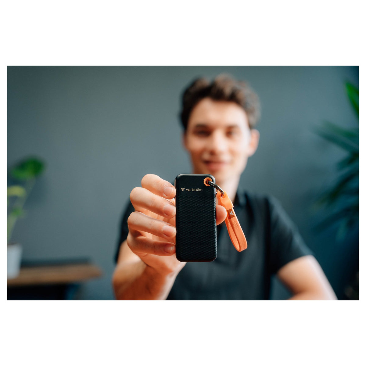 1TB Verbatim Pocket USB 3.2 Typ-C schwarz-orange