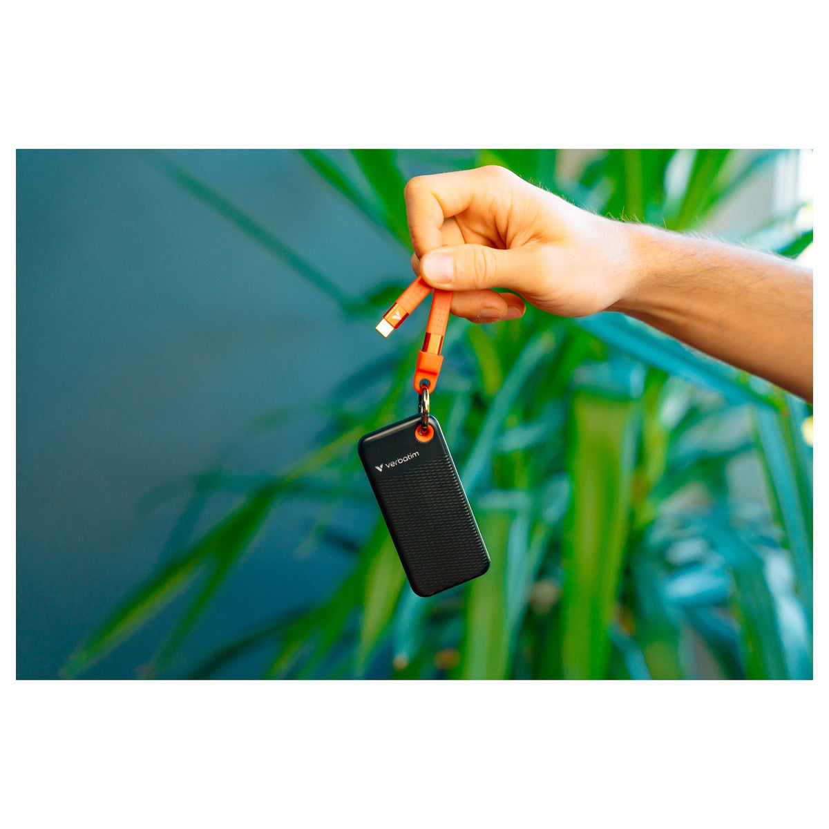1TB Verbatim Pocket USB 3.2 Typ-C schwarz-orange