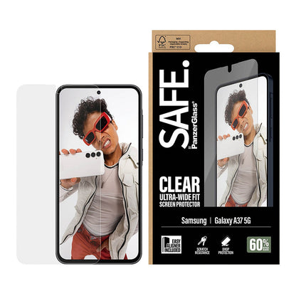 PanzerGlass SAFE Displayschutz Samsung Galaxy A37 | Ultra-Wide Fit EasyAligner